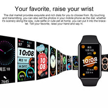 Original Huawei Band 6 Pro 1.47 inch AMOLED Color Screen Bluetooth 5.0 5ATM Waterproof Smart Wristband Bracelet, Support Body Temperature Detection / Blood Oxygen Monitoring / Sleep Monitoring / NFC Smart Card Swiping / 96 Sports Modes(Black)