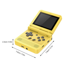 Powkiddy V90 3.0 inch IPS Screen 64-bit Retro Handheld Game Console with 16GB Memory (Yellow)