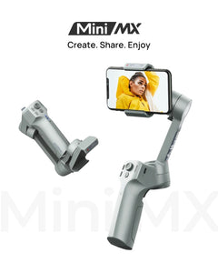 MOZA Mini MX 3 Axis Foldable Handheld Gimbal Stabilizer for Action Camera and Smart Phone(Grey)