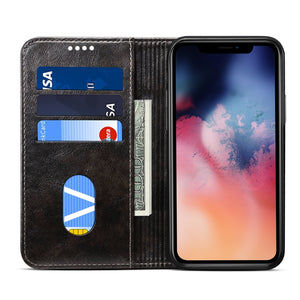 For iPhone 11 Pro Baroque Simple Horizontal Flip Leather Case, with Holder & Card Slots & Wallet(Black)