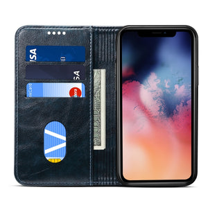 For iPhone 11 Pro Max Baroque Simple Horizontal Flip Leather Case, with Holder & Card Slots & Wallet(Blue)