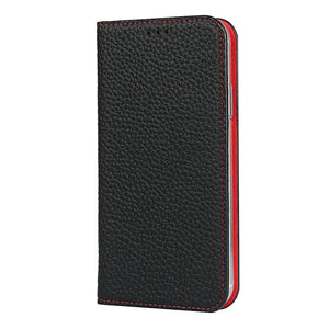 For iPhone XR Litchi Genuine Leather Phone Case(Black)