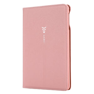 For iPad Mini 2019 & 4 & 3 & 2 & 1 GEBEI PU+TPU Horizontal Flip Protective Case with Holder & Card Slots(Rose Gold)