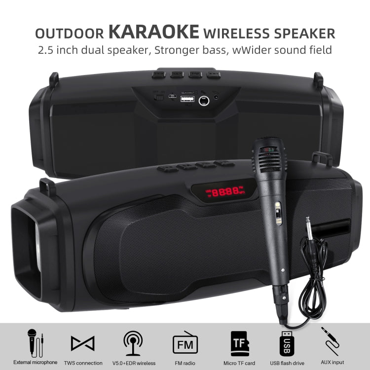 New Rixing NR 6012M Bluetooth 5.0 Portable Outdoor Karaoke