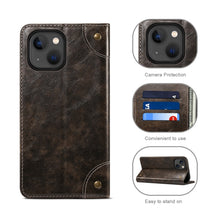 For iPhone 13 mini Baroque Simple Horizontal Flip Leather Case with Holder & Card Slots & Wallet (Black)
