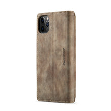 For iPhone 11 Pro Max CaseMe-C30 PU + TPU Multifunctional Horizontal Flip Leather Case with Holder & Card Slot & Wallet & Zipper Pocket (Brown)