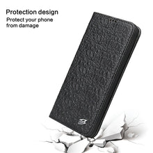 For iPhone 11 Crocodile Texture PC + TPU Horizontal Flip Leather Case with Holder & Card Slots & Wallet(Black)