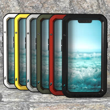 For iPhone 13 mini LOVE MEI Metal Shockproof Waterproof Dustproof Protective Phone Case (Black)