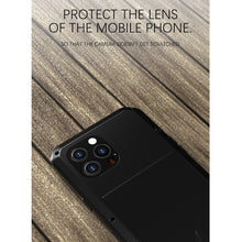For iPhone 13 Pro Max LOVE MEI Metal Shockproof Waterproof Dustproof Protective Phone Case (Black)