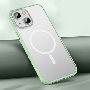For iPhone 13 MagSafe Matte Phone Case(Green)