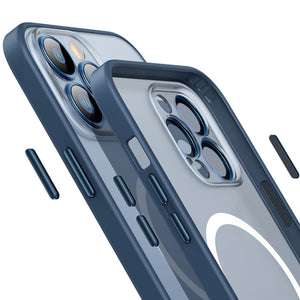For iPhone 13 MagSafe Matte Phone Case(Dark Blue)