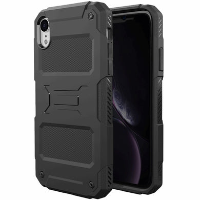 For iPhone XR FATBEAR Armor Shockproof Cooling Case(Black)
