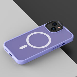 For iPhone 13 Magsafe Magnetic Phone Case(Light Purple)