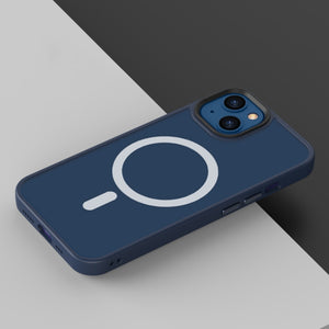 For iPhone 12 Magsafe Magnetic Phone Case(Gentleman Blue)