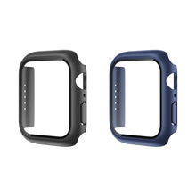 ROCK 2 in 1 PC Frame + Film Protector Case For  Apple Watch Series 6 & SE & 5 & 4 40mm(Black)