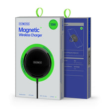 DUZZONA W1 15W Magnetic Wireless Charger with Ring Holder, Cable Length: 1.2m(Black)