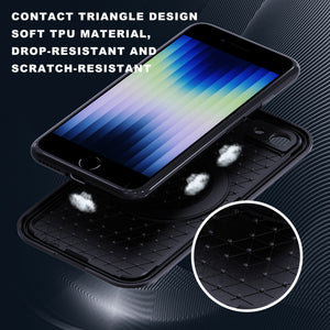 For iPhone SE 2022 / SE 2020 / 8 / 7 RedPepper MagSafe Magnetic Shockproof Waterproof Case(Black)