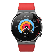 E300 1.32 Inch Screen TPU Watch Strap Smart Health Watch Supports Body Temperature Monitoring, ECG monitoring blood pressure(Red)