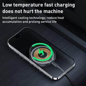 Benks W09 Transparent Magnetic Wireless Charger(Black)
