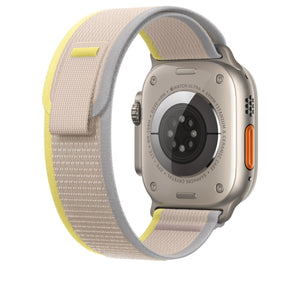 Nylon Watch Band For Apple Watch Ultra 49mm / Series 8&7 45mm / SE 2&6&SE&5&4 44mm(Beige)