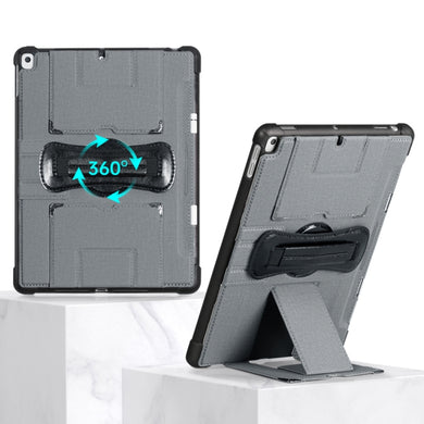 Handheld 360-degree Rotating Holder Tablet Case For iPad Air / Air 2 / Pro 9.7 / 9.7 2018 / 2017(Grey)