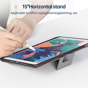 Handheld 360-degree Rotating Holder Tablet Case For iPad Air / Air 2 / Pro 9.7 / 9.7 2018 / 2017(Orange)