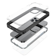 For iPhone 12 / 12 Pro RedPepper Shockproof Scratchproof Dust-proof PC + TPU Protective Case(Transparent)