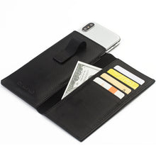 For iPhone XR QIALINO Nappa Texture Top-grain Leather Horizontal Flip Wallet Case with Card Slots(Black)
