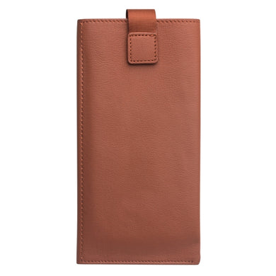 For iPhone 11 Pro Max QIALINO Nappa Texture Top-grain Leather Horizontal Flip Wallet Case with Card Slots(Brown)