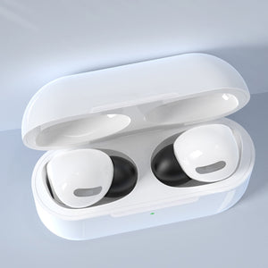 12 PCS Wireless Earphone Replaceable Memory Foam Ear Cap Earplugs for AirPods Pro, with Storage Box(Black)