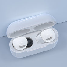 12 PCS Wireless Earphone Replaceable Silicone + Memory Foam Ear Cap Earplugs for AirPods Pro, with Storage Box(White + Black)