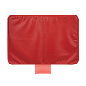 For 24 inch Apple iMac Portable Dustproof Cover Desktop Apple Computer LCD Monitor Cover with Storage Bag(Red)