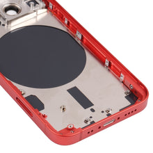 Back Housing Cover with SIM Card Tray & Side  Keys & Camera Lens for iPhone 13 Mini(Red)
