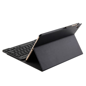 FT-1030D Bluetooth 3.0 ABS Brushed Texture Keyboard + Skin Texture Leather Tablet Case for iPad Air / Air 2 / iPad Pro 9.7 inch, with Three-gear Angle Adjustment / Magnetic / Sleep Function (Black)