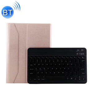 FT-1030D Bluetooth 3.0 ABS Brushed Texture Keyboard + Skin Texture Leather Tablet Case for iPad Air / Air 2 / iPad Pro 9.7 inch, with Three-gear Angle Adjustment / Magnetic / Sleep Function (Pink)