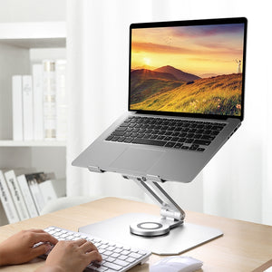 SDL02 Rotating and Folding Aluminum Alloy Laptop Cooling Bracket for 11-17.3 inch Laptops