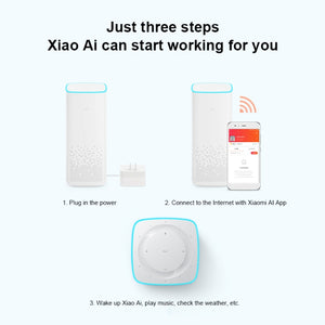 Xiaomi AI Speaker Support Dual-band WiFi & Bluetooth 4.1 & A2DP Music Playback