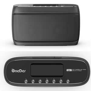 OneDer D1 60W Portable HiFi Bass Wireless Bluetooth Speaker, Support Hands-free / USB / AUX / TF (Grey)