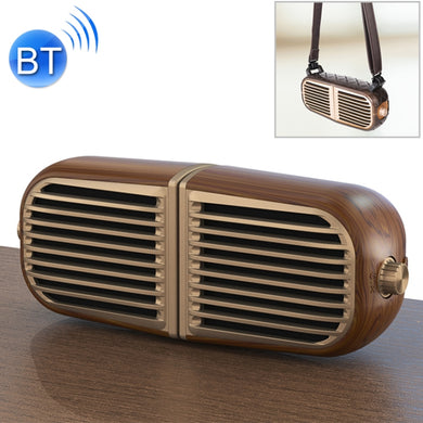 Oneder V8 Magnetic Suction Pair Stereo Sound Box Wireless Bluetooth Speaker with Strap, Support Hands-free & TF Card & AUX & USB Drive(Bronze)