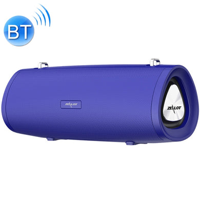 ZEALOT S38 Portable Subwoofer Wireless Bluetooth Speaker with Built-in Mic, Support Hands-Free Call & TF Card & AUX (Blue)