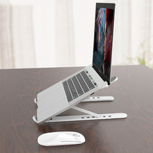 YMB1028 Portable Folding Desktop Holder Bracket for Laptop / Tablet(Silver)