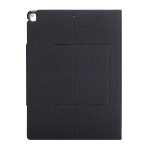 T129 For iPad Pro 12.9 inch (2017) / (2015) Ultra-thin One-piece Plastic Bluetooth Keyboard Leather Tablet Case with Stand Function (Black)