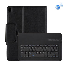 Detachable Bluetooth Keyboard + Litchi Texture Horizontal Flip Leather Tablet Case with Holder for iPad Pro 12.9 inch (2018) (Black)