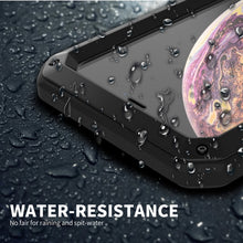 For iPhone XS Max Waterproof Dustproof Shockproof Aluminum Alloy + Tempered Glass + Silicone Case (White)