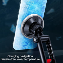 TOTU CACW-049 Rhinoceros Series Magsafe Car Air Outlet Vent Mount Clamp Holder 15W Fast Charging Qi Magnetic Wireless Charger For iPhone 12 Series(Black)