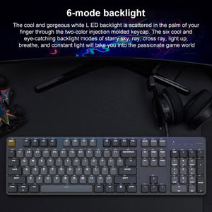 Original Xiaomi Youpin G06 104 Keys MIIIW Gravity Wired Gaming Mechanical Keyboard (Light Grey)