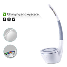 NILLKIN 2 in 1 QI Standard Smart Recognition 1A 5W Wireless Charger + LED Light Lamp with USB Charging Port Indicator