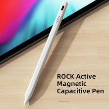 ROCK B02 For iPad Tablet PC Anti-mistouch Active Capacitive Pen Stylus Pen (White)