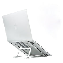 Laptop Height Extender Holder Stand Folding Portable Computer Heat Dissipation Bracket, Size: 22.3x23.5x1.3cm (Silver)