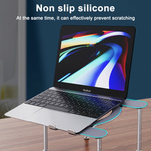 R-JUST BJ03 Universal Detachable Bench Shape Aluminum Alloy Angle Adjustable Laptop Stand